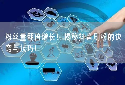 粉丝量翻倍增长！揭秘抖音刷粉的诀窍与技巧！