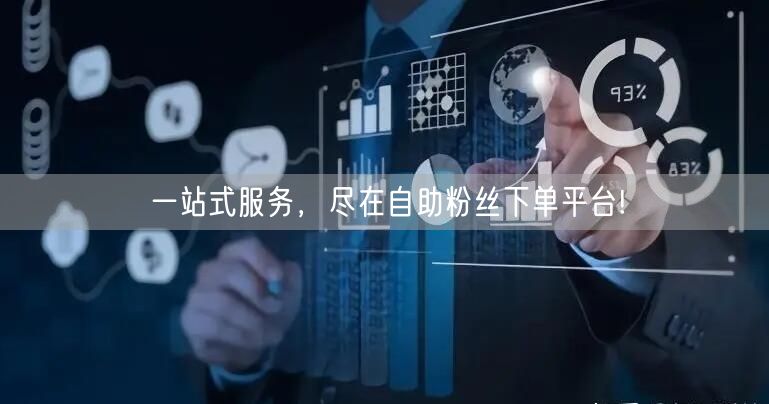 一站式服务，尽在自助粉丝下单平台!