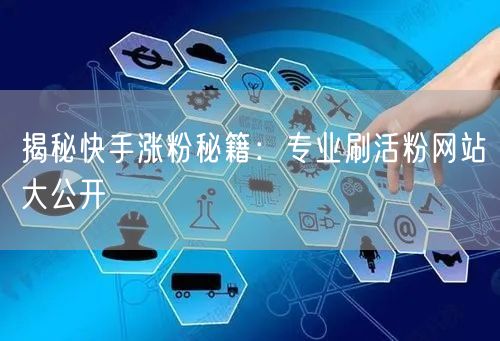 揭秘快手涨粉秘籍：专业刷活粉网站大公开