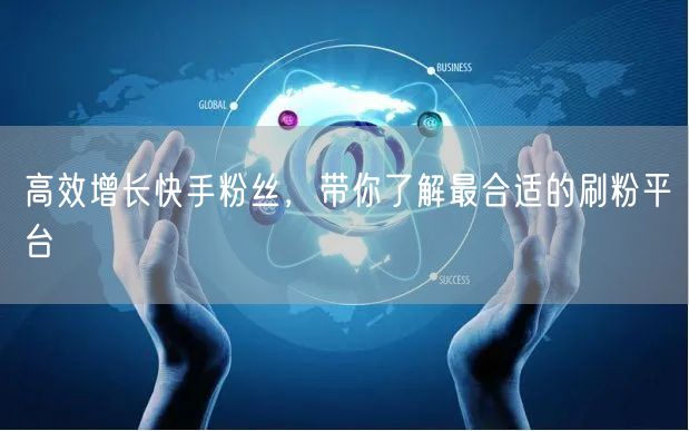 高效增长快手粉丝，带你了解最合适的刷粉平台