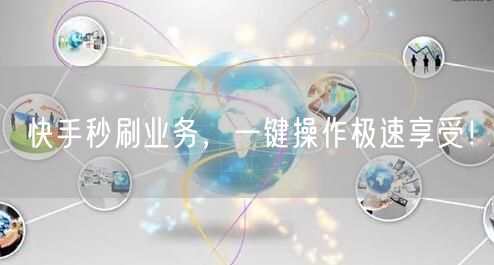 快手秒刷业务，一键操作极速享受！