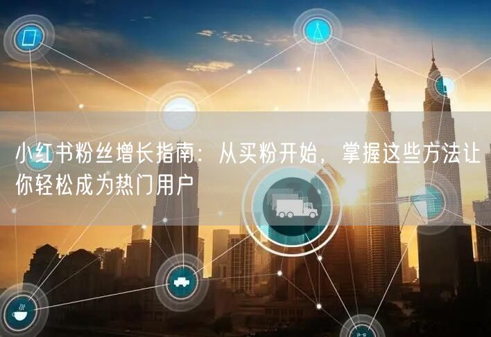 小红书粉丝增长指南：从买粉开始，掌握这些方法让你轻松成为热门用户