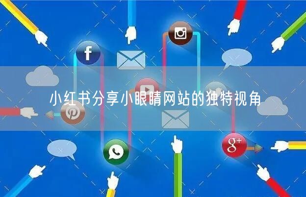 小红书分享小眼睛网站的独特视角