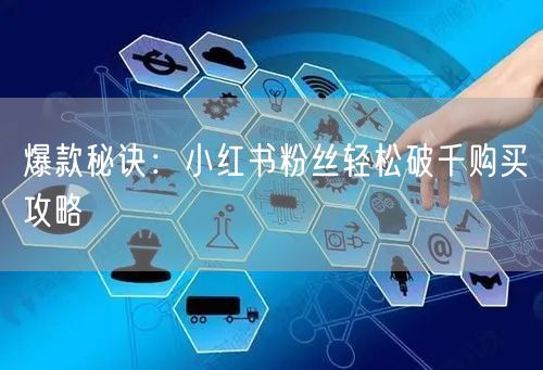 爆款秘诀：小红书粉丝轻松破千购买攻略