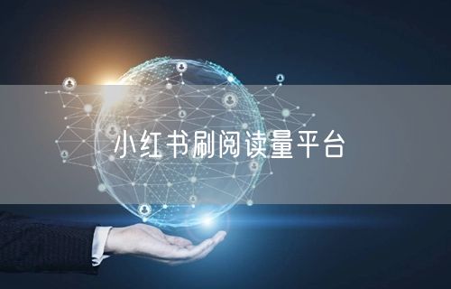 小红书刷阅读量平台