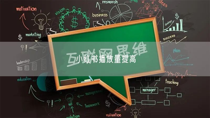 小红书播放量提高