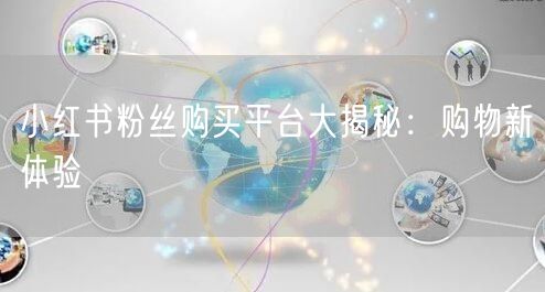 小红书粉丝购买平台大揭秘：购物新体验