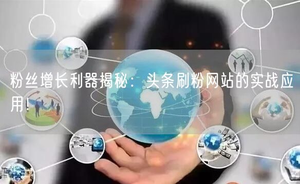 粉丝增长利器揭秘：头条刷粉网站的实战应用！