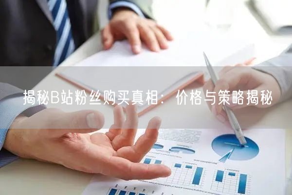 揭秘B站粉丝购买真相：价格与策略揭秘