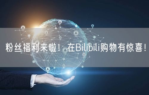 粉丝福利来啦！在Bilibili购物有惊喜！