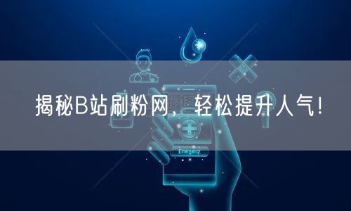 揭秘B站刷粉网，轻松提升人气！