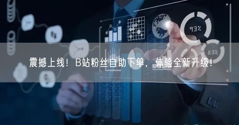 震撼上线！B站粉丝自助下单，体验全新升级！