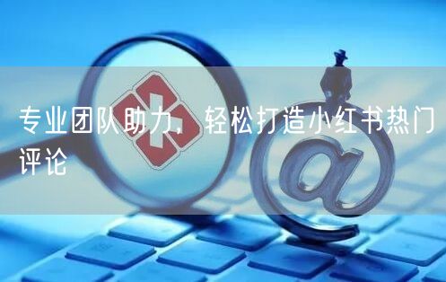专业团队助力，轻松打造小红书热门评论