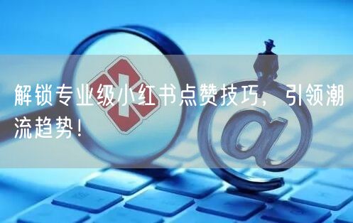 解锁专业级小红书点赞技巧，引领潮流趋势！