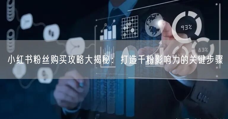 小红书粉丝购买攻略大揭秘：打造千粉影响力的关键步骤