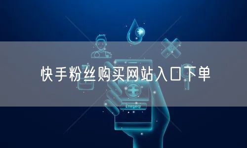 快手粉丝购买网站入口下单