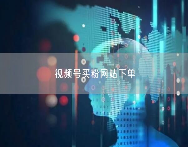 视频号买粉网站下单