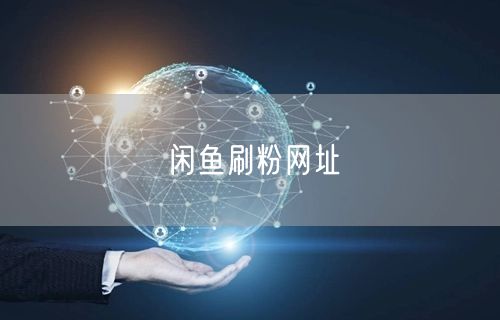 闲鱼刷粉网址