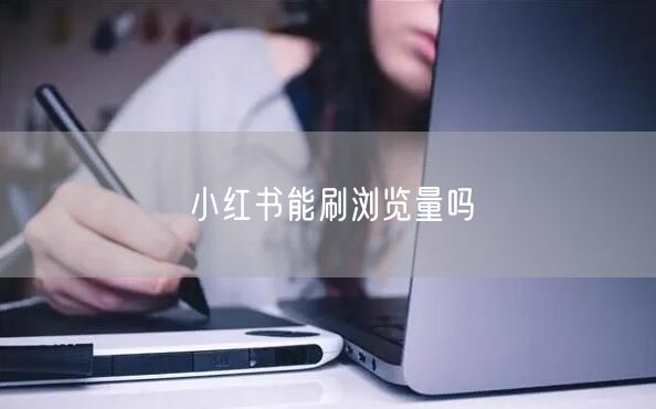 小红书能刷浏览量吗