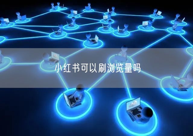 小红书可以刷浏览量吗
