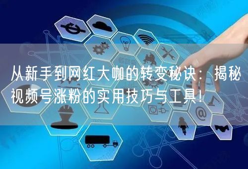 从新手到网红大咖的转变秘诀：揭秘视频号涨