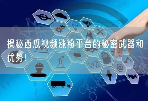 揭秘西瓜视频涨粉平台的秘密武器和优势！