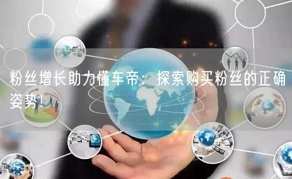 粉丝增长助力懂车帝：探索购买粉丝的正确姿势！
