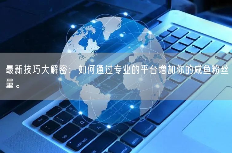 最新技巧大解密：如何通过专业的平台增加你的咸鱼粉丝量。