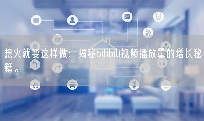 想火就要这样做：揭秘bilibili视频