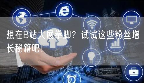 想在B站大展拳脚？试试这些粉丝增长秘籍吧！