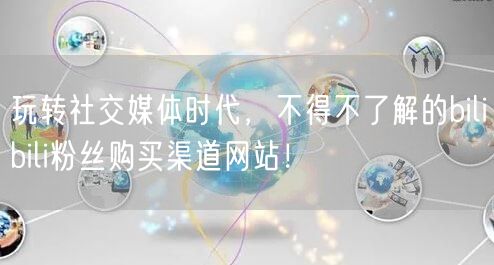 玩转社交媒体时代，不得不了解的bilibili粉丝购买渠道网站！