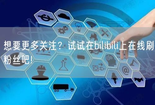 想要更多关注？试试在bilibili上在线刷粉丝吧!